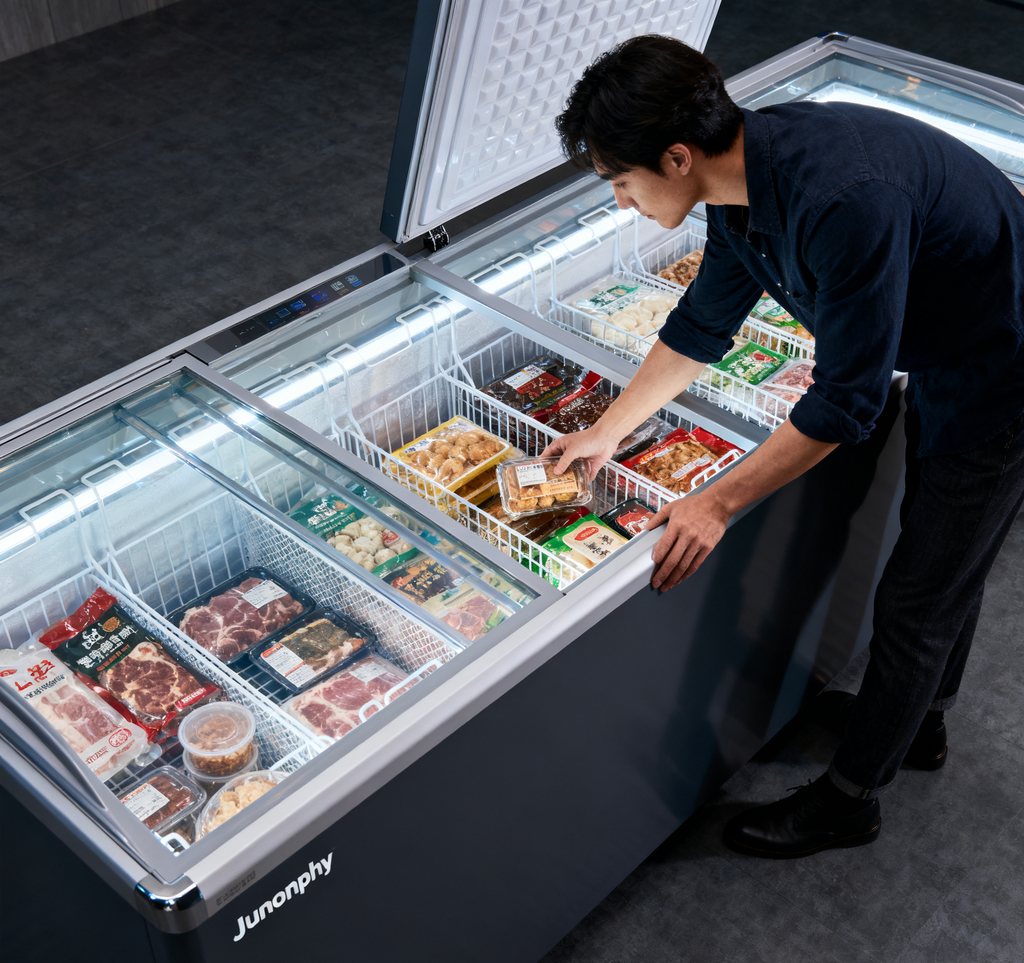 Standard supermarket freezer